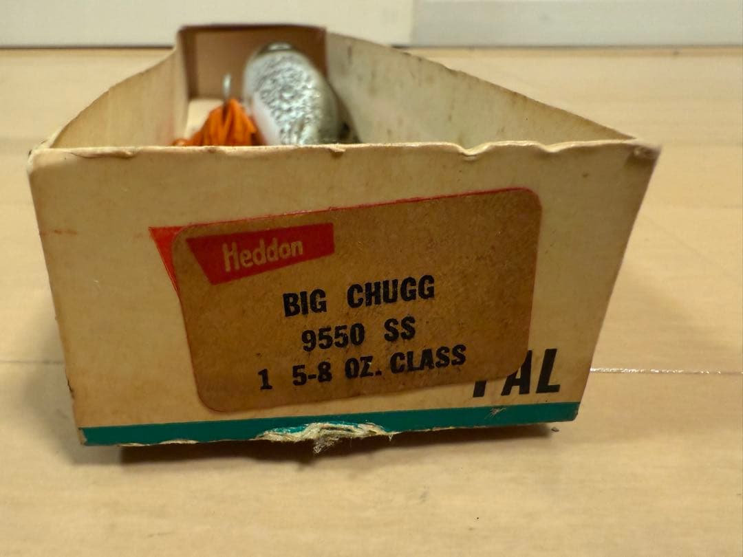 Heddon ビッグチャグ　BIG CHUGG 未使用　箱入り　ビンテージ