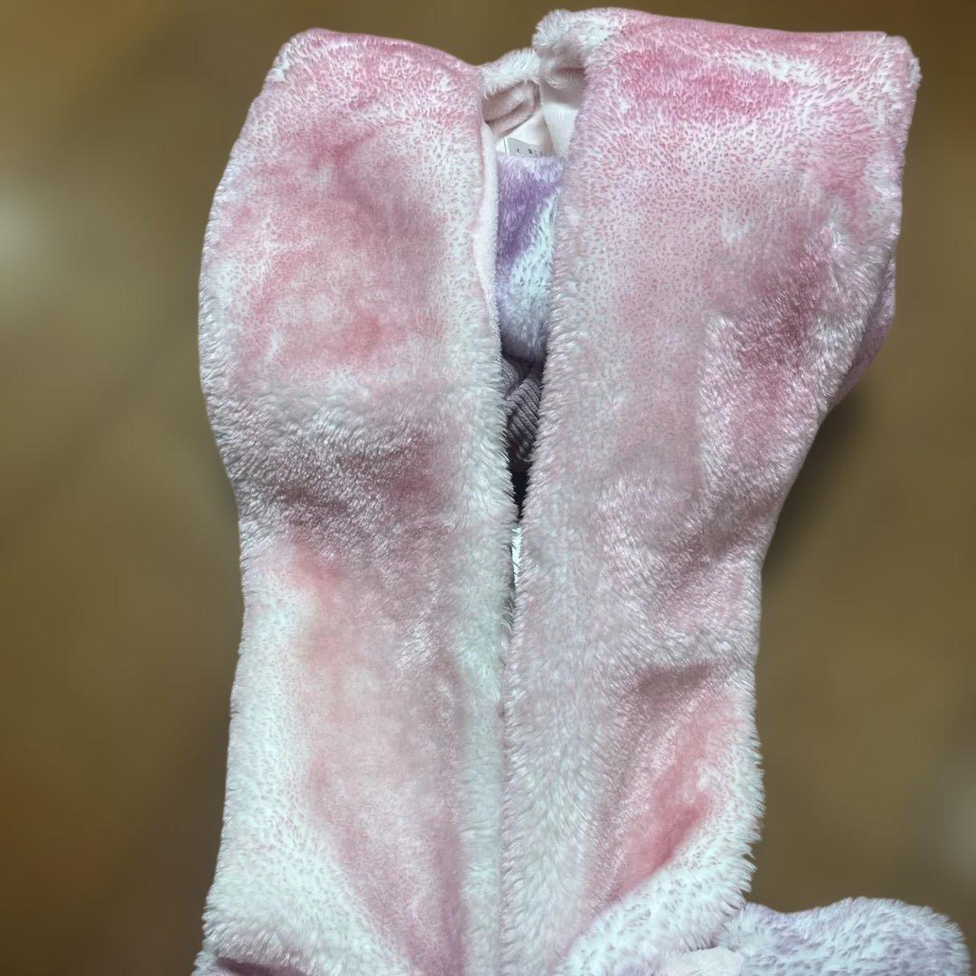 ファンキャップ　マフラー　ミニー　ピンク