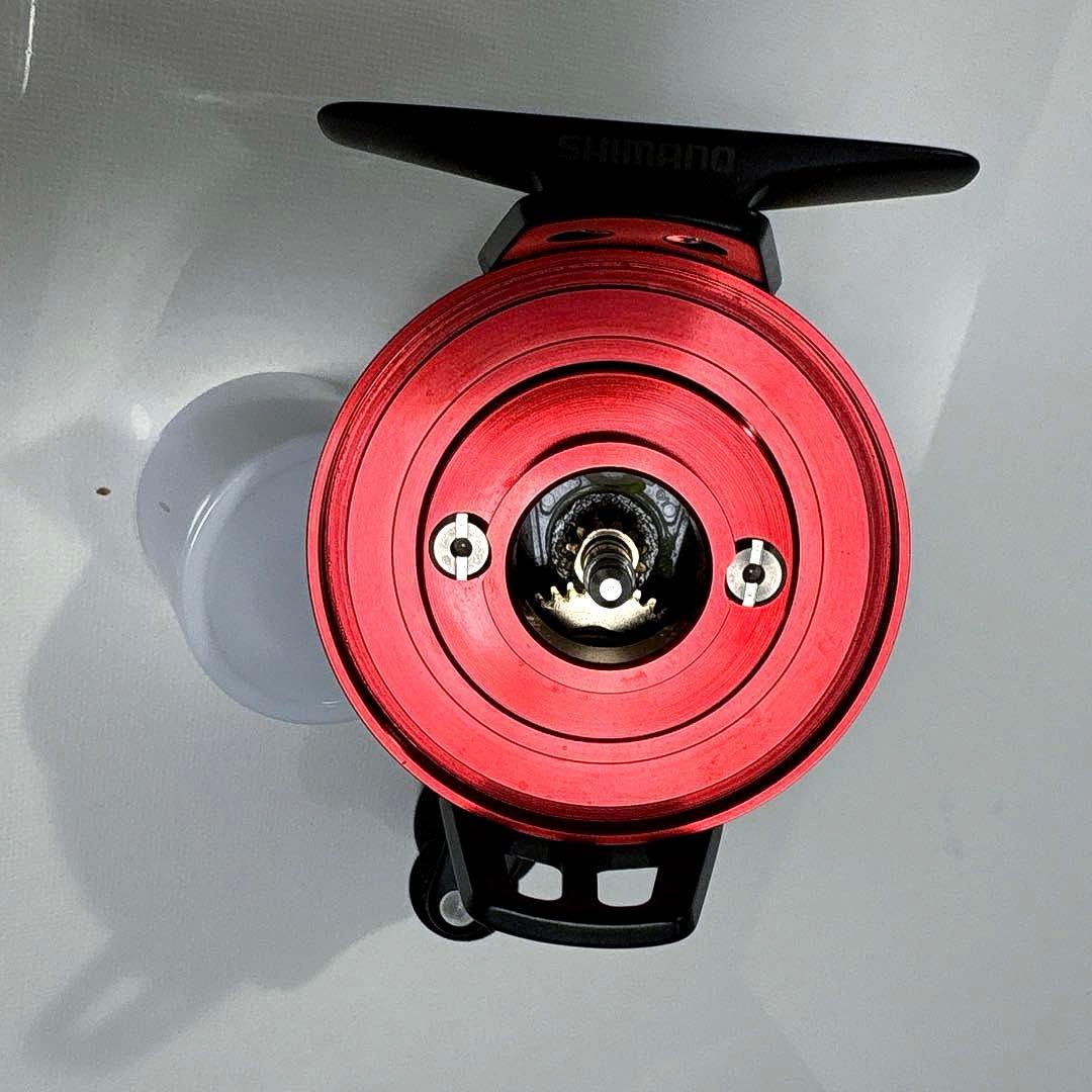 SHIMANO セイハコウ 60SP チヌ・石鯛　左巻リール 収納ケース付