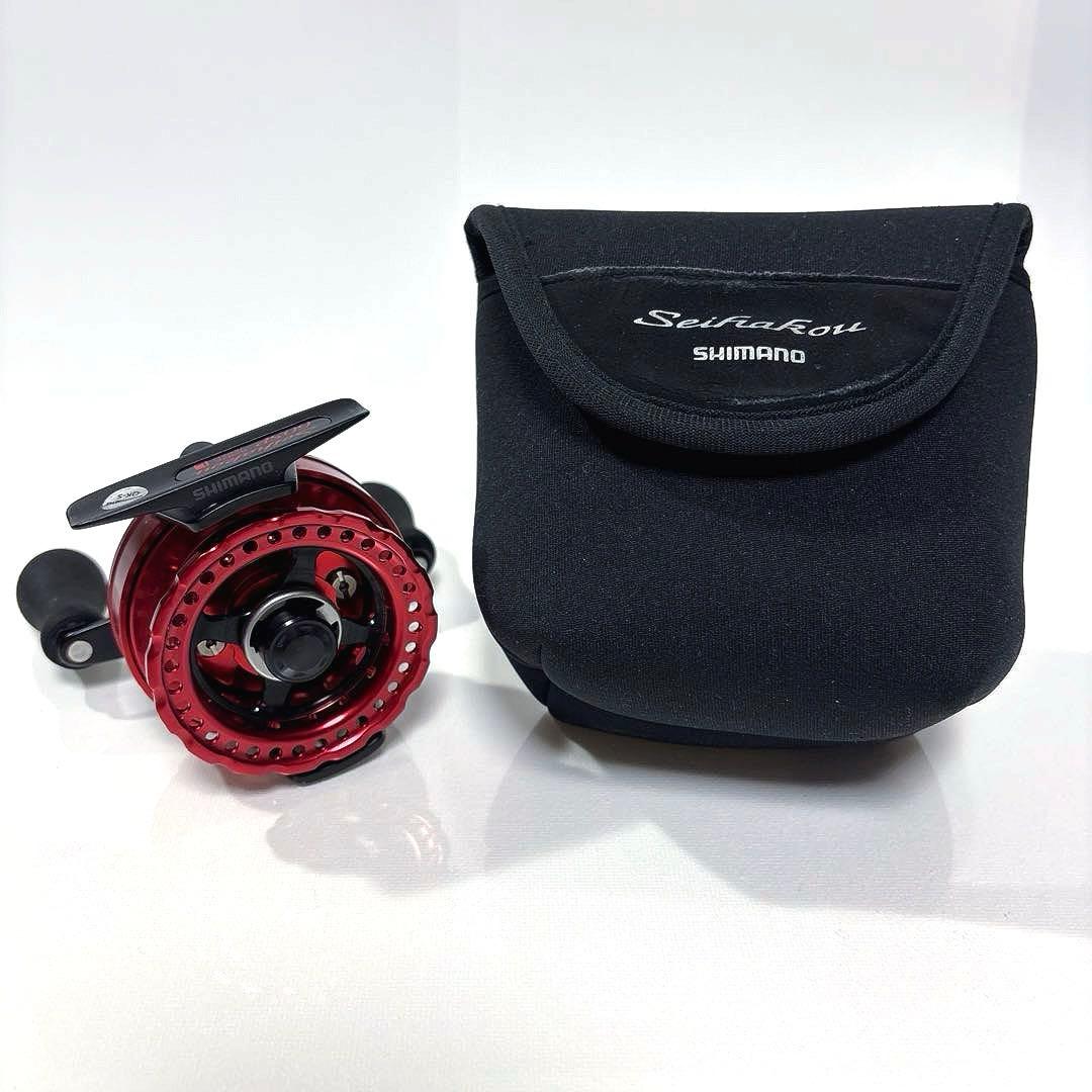 SHIMANO セイハコウ 60SP チヌ・石鯛　左巻リール 収納ケース付