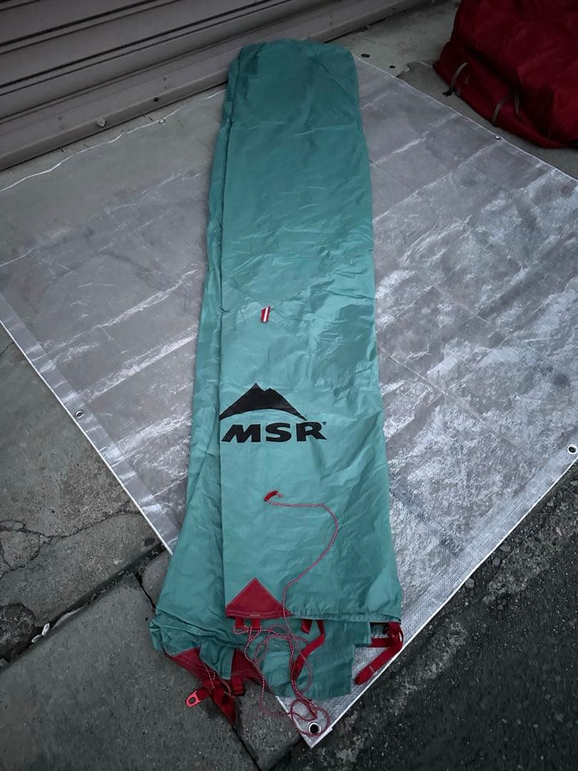 msr ハビチュード 4 ブルー　テント　廃盤　キャンプ　アウトドア　美品