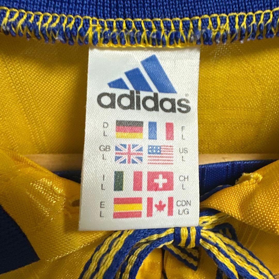adidas スウェーデン代表 1998年ホームシャツ Lサイズ