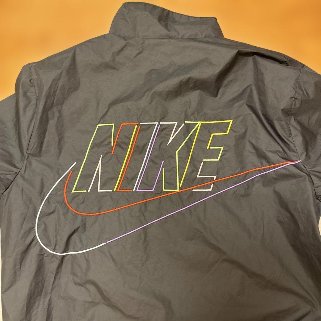 Nike ブラック ナイロンジャージ セットアップ