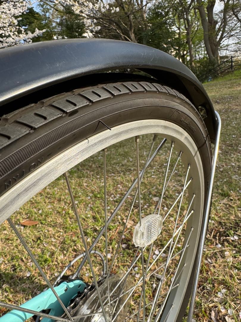 子供用自転車 水色 24インチ　コーダーブルーム美品