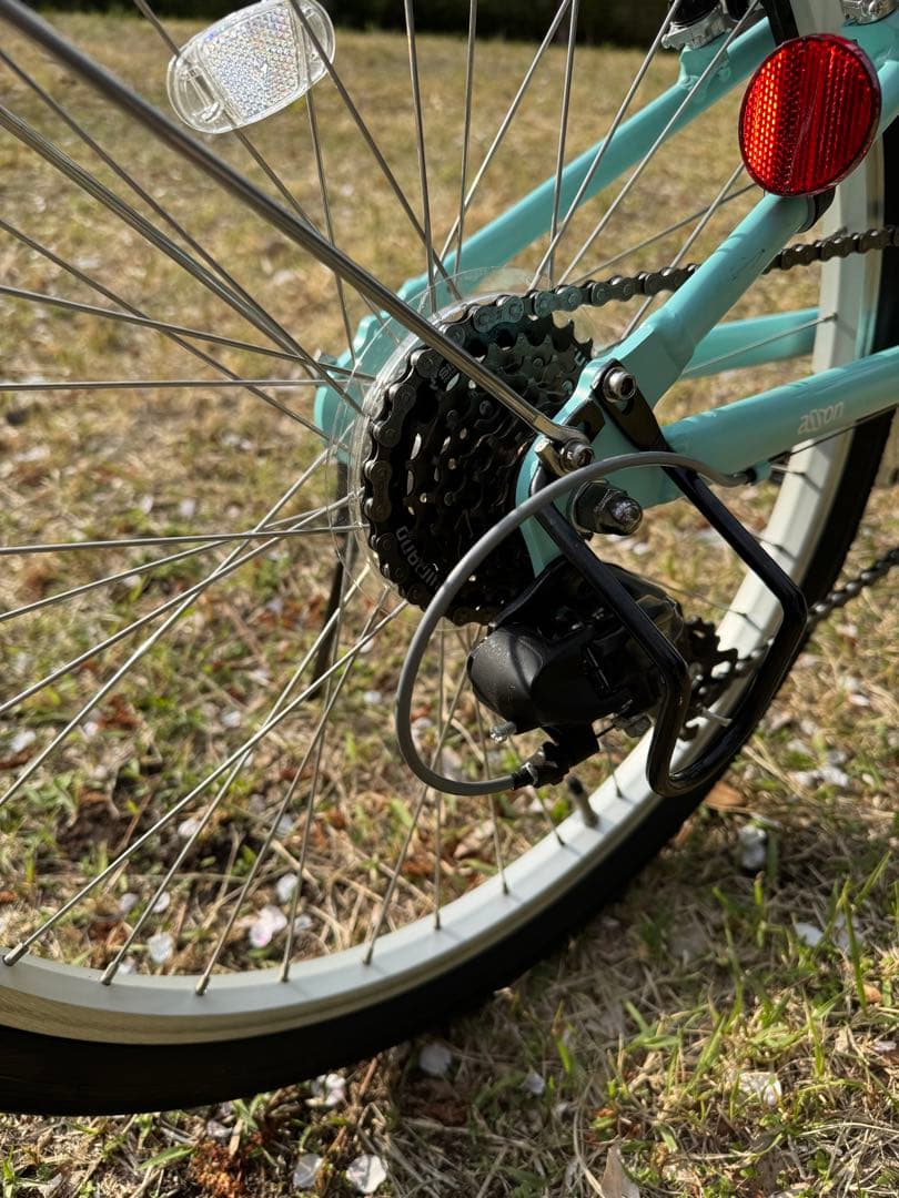 子供用自転車 水色 24インチ　コーダーブルーム美品