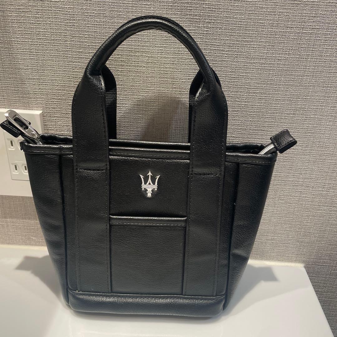 【希少】MASERATI マセラティ　ミニトートバッグ　カートバッグ　ノベルティ