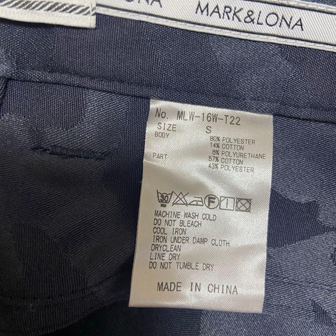 MARK&LONA マーク&ロナ　長ズボン　ゴルフパンツ　総柄 レディース　S