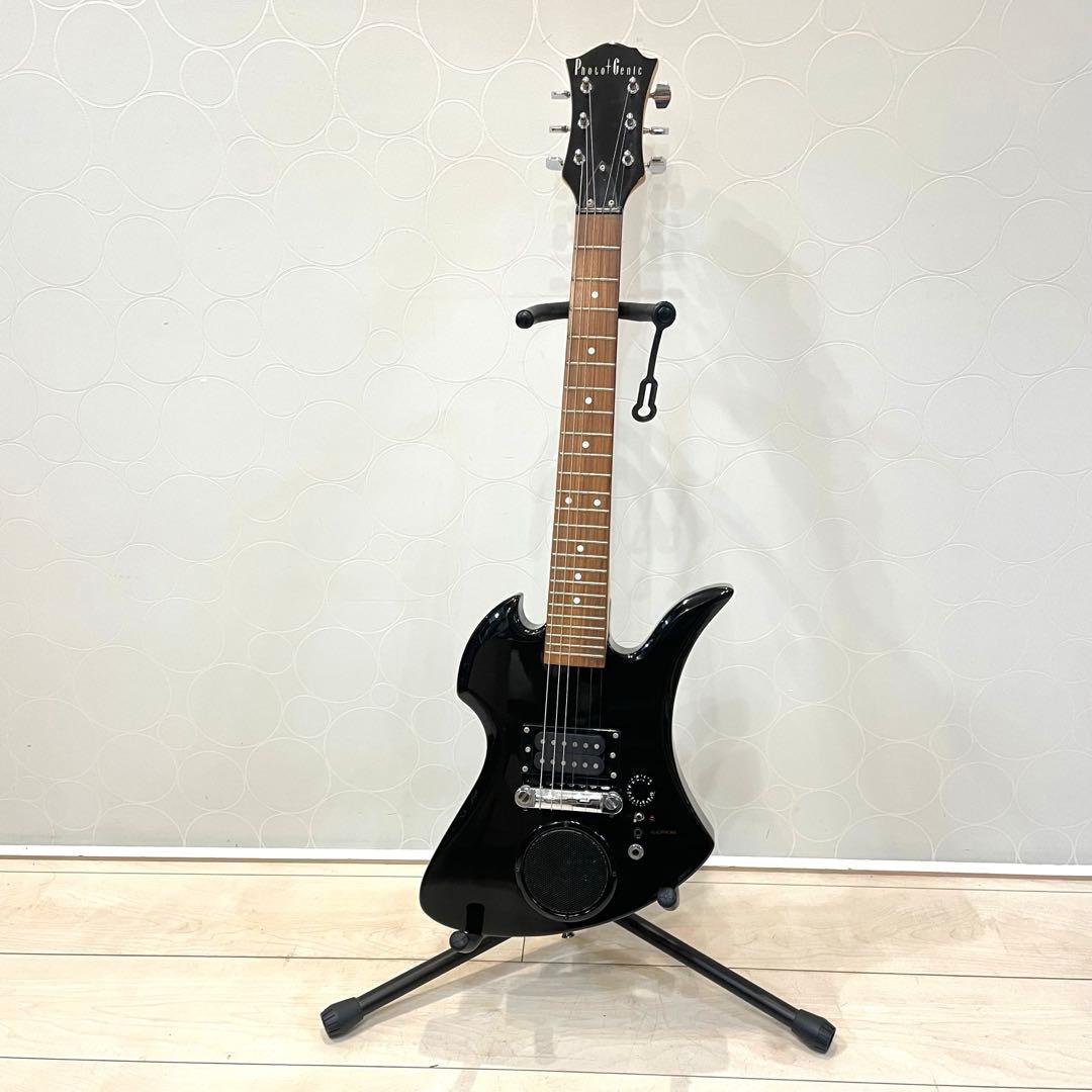 【Photogenic】ミニエレキギター アンプ内蔵 モッキンバード hide