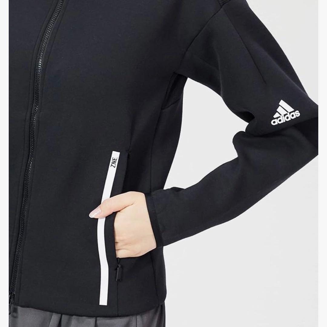adidas ジャージ セットアップ ホワイト×ブラック