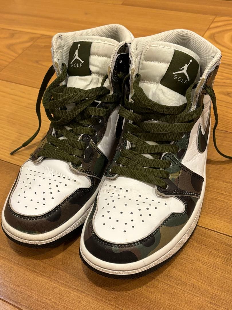 シューズ(男性用) Nike Air Jordan 1 High Golf CAMO 25.5cm