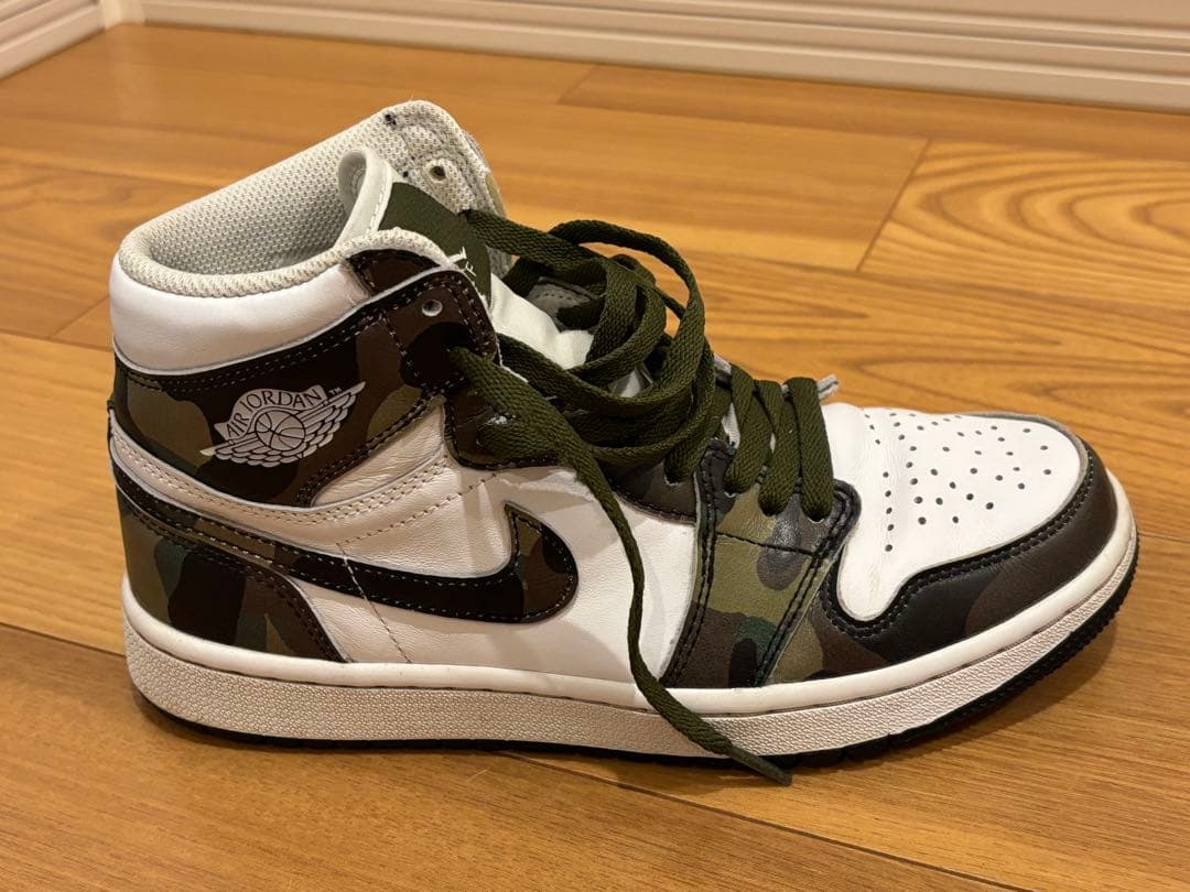 シューズ(男性用) Nike Air Jordan 1 High Golf CAMO 25.5cm
