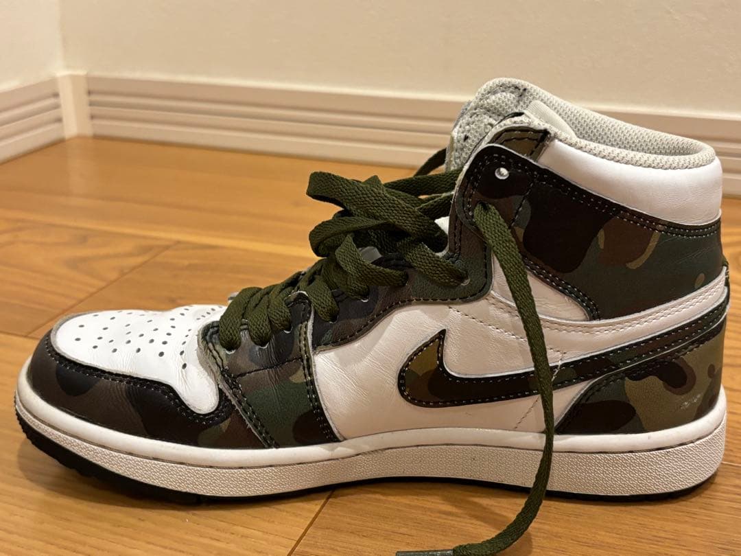 シューズ(男性用) Nike Air Jordan 1 High Golf CAMO 25.5cm