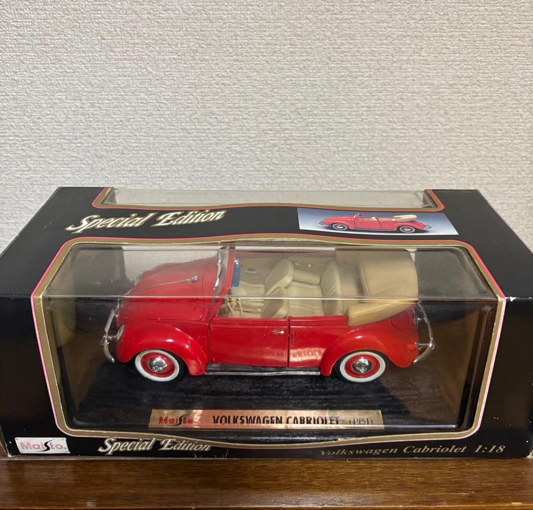マイスト ミニカー　1/18 ビートル　カブリオレ　vw フォルクスワーゲン