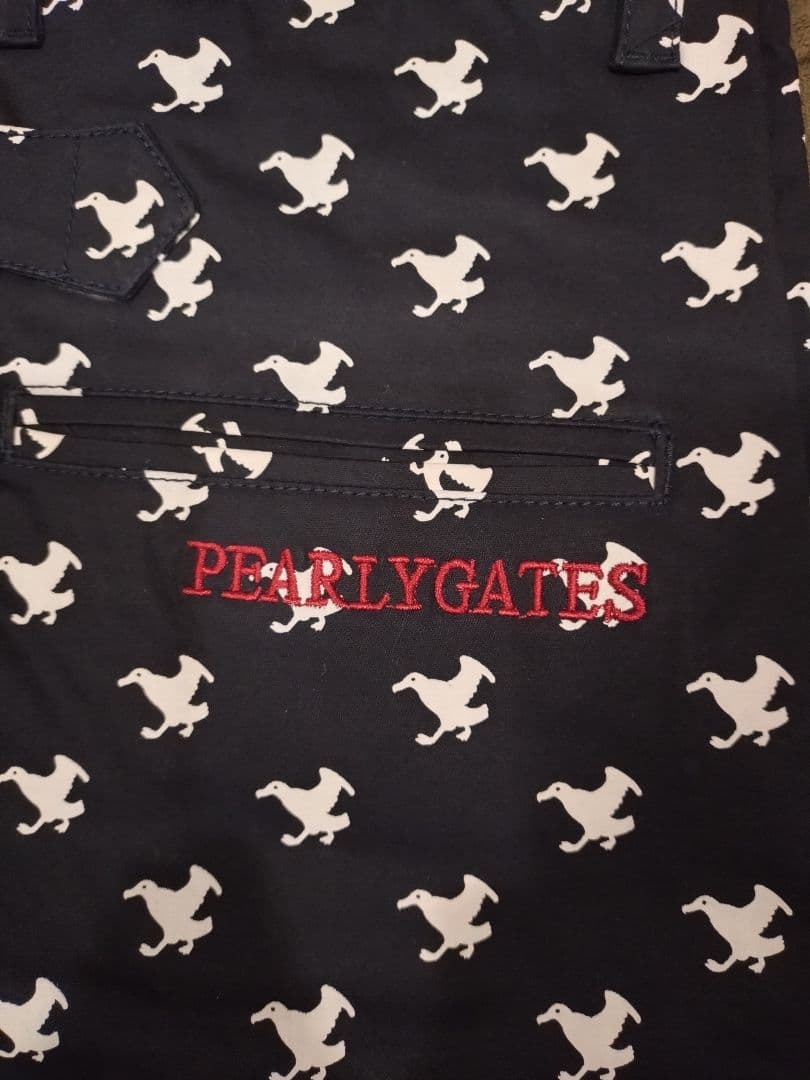 PEARLY GATES ネイビーパンツ カモメ 5 新品 裾未補正