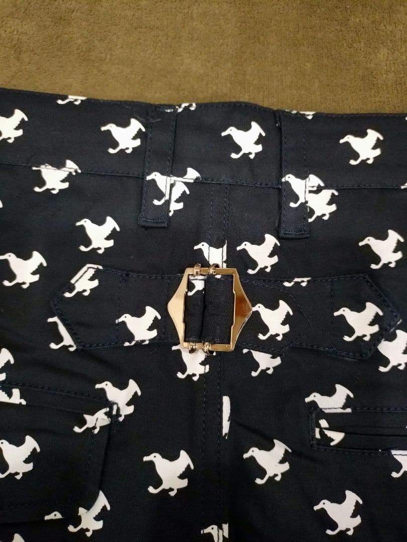 PEARLY GATES ネイビーパンツ カモメ 5 新品 裾未補正
