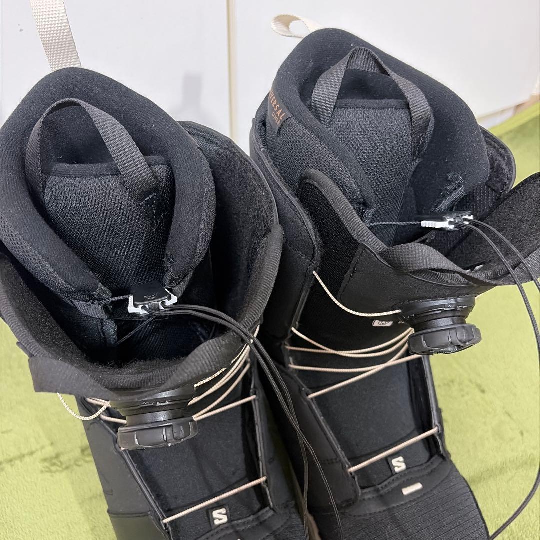 【美品】滑走2日SALOMON FACTION BOA スノーボードブーツ28