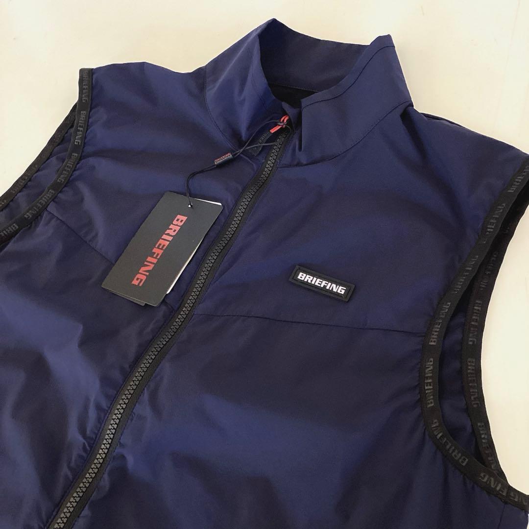 新品　BRIEFING　正規品　MENS WIND VEST ネイビー
