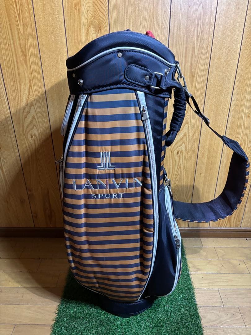 LANVIN SPORT キャディバッグ ストライプ