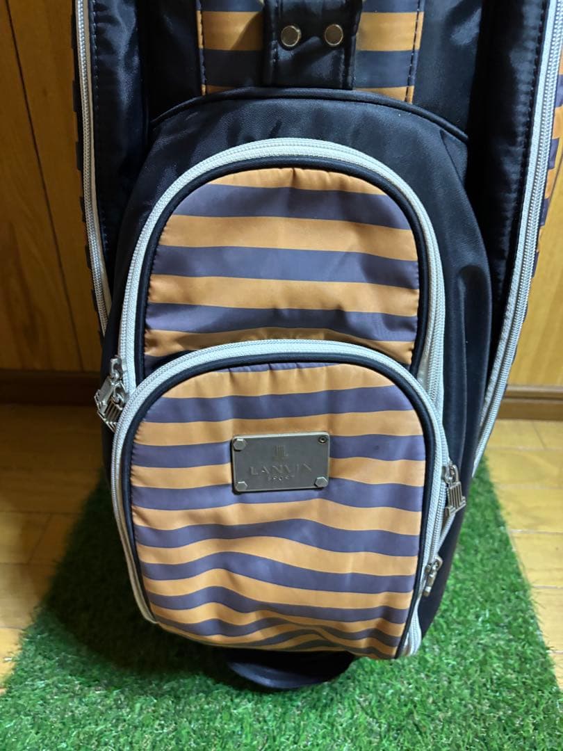 LANVIN SPORT キャディバッグ ストライプ