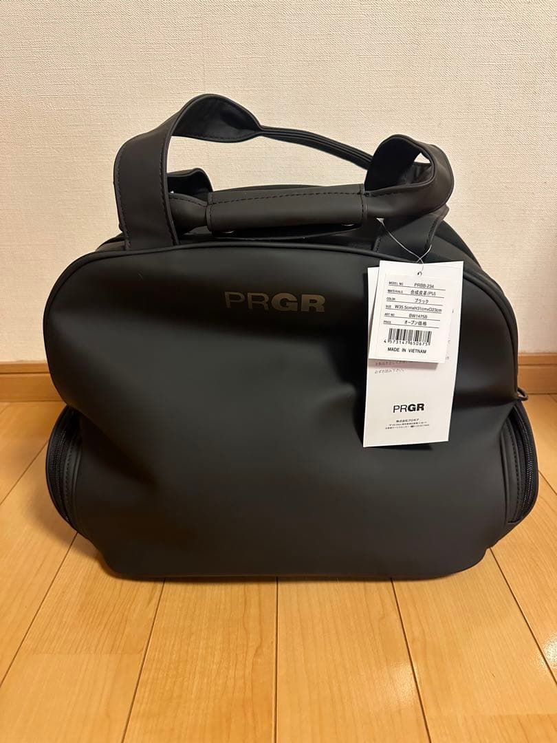 【未使用】プロギア PRGR ボストンバッグ PRBB-234 黒 合成皮革