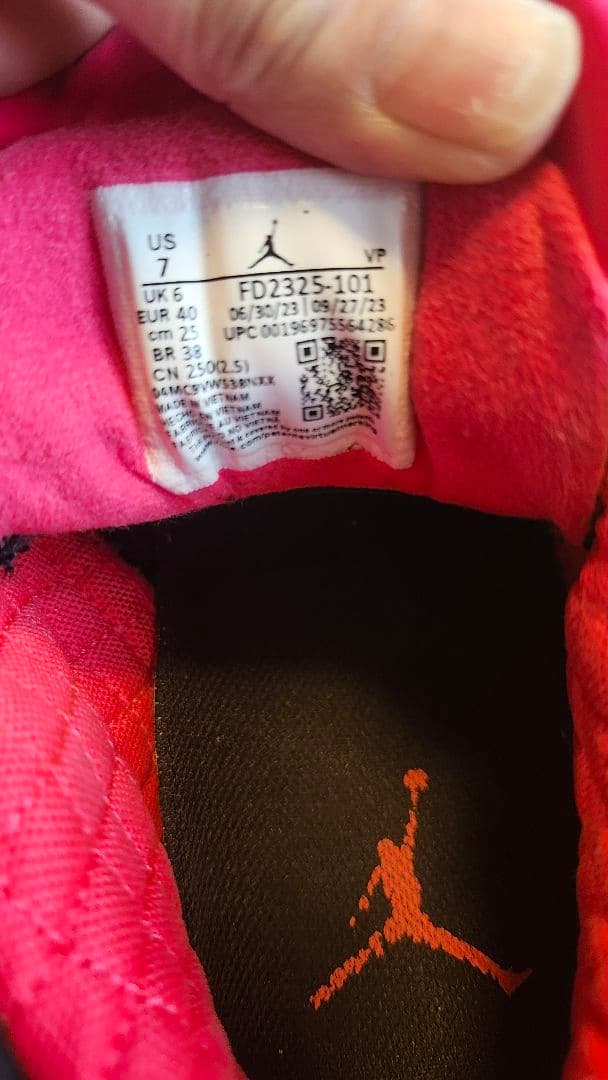 Jordan バッシュ エア ジョーダン XXXVIII LOW PF　25㌢