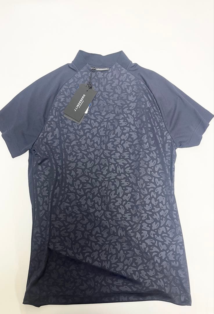 【新品‼️】J.LINDEBERG ゴルフ 迷彩　柄　モックネック　メンズL
