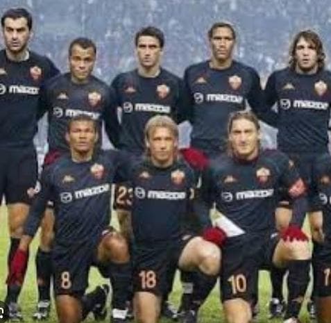 ASローマ 2002-03 ユニフォーム 黒 Kappa トッティ絶頂期