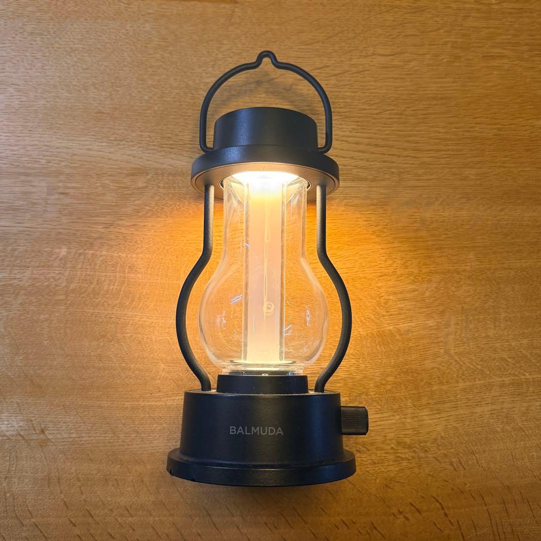BALMUDA USB充電式ランタン ブラック