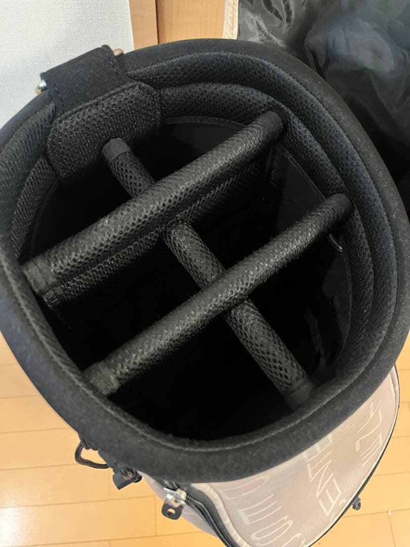 DESCENTE キャディバッグ ベージュ