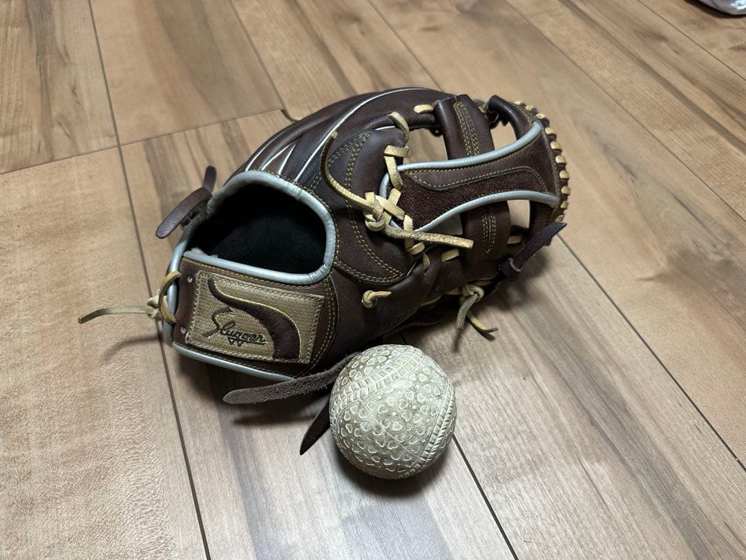 KUBOTA SLUGGER 軟式用オーダーグローブ　ブラウン