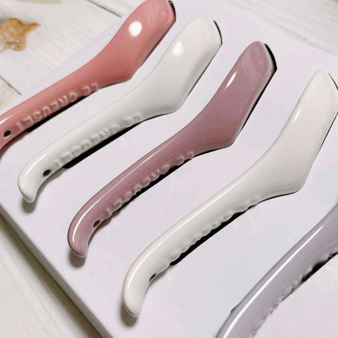 ♡ルクルーゼ　レンゲ　5本セット　チャイニーズ　スプーン　新品未使用　ローズ