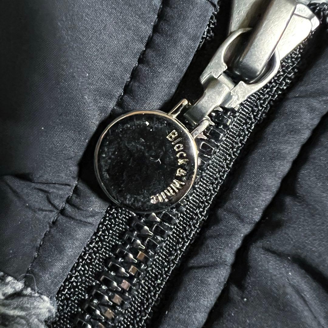 美品❤️ラインストーン❤️Black&White ボアフリースジャケット ブルゾン