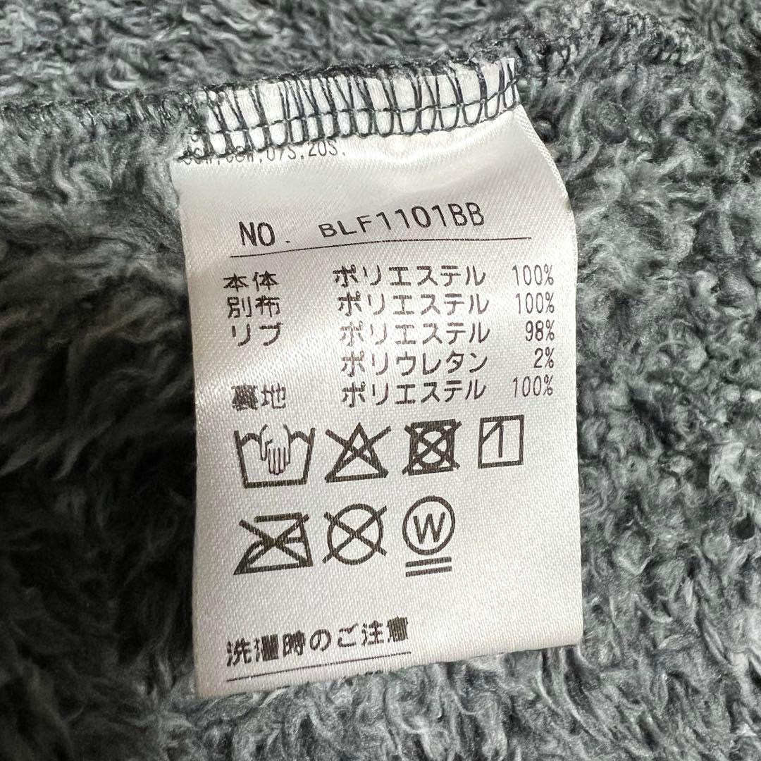 美品❤️ラインストーン❤️Black&White ボアフリースジャケット ブルゾン
