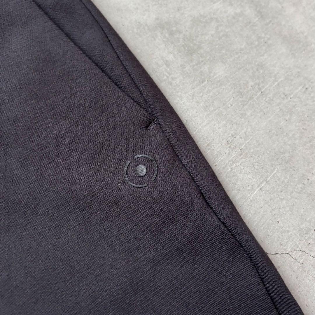【美品】PING ピンアパレル ストレッチロングパンツ ロゴ M グレー ゴルフ