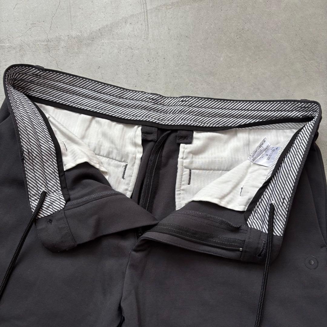 【美品】PING ピンアパレル ストレッチロングパンツ ロゴ M グレー ゴルフ