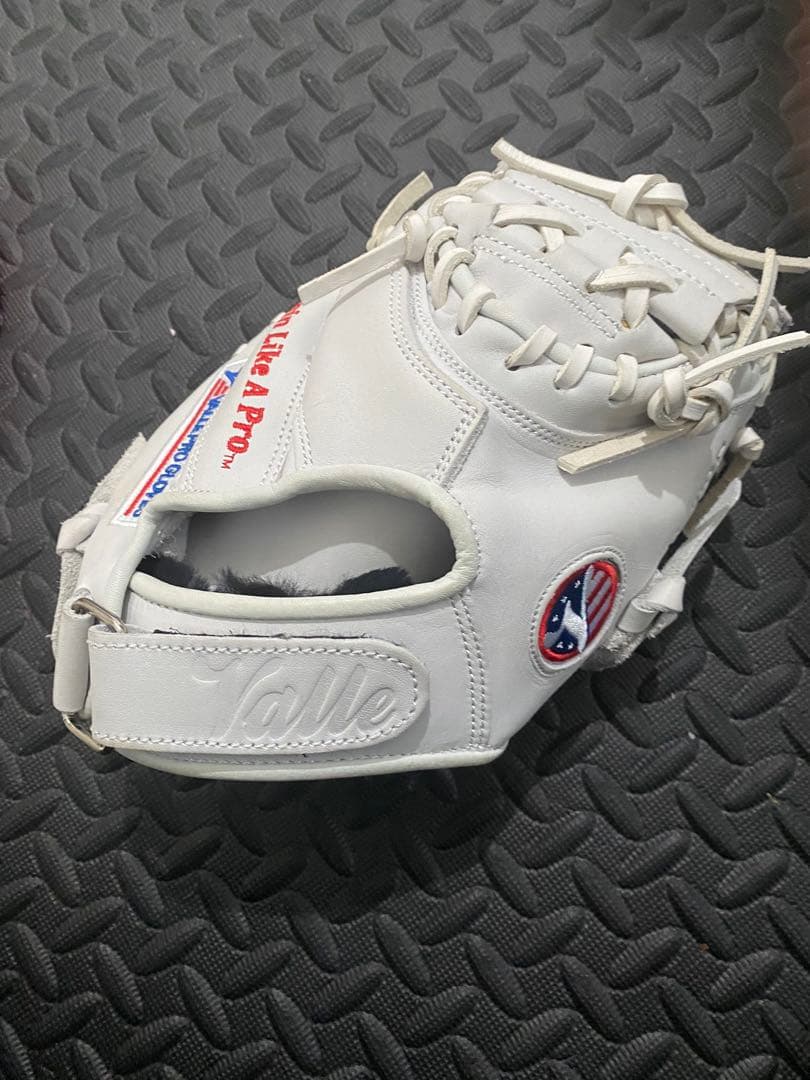 Valle トレーニングキャッチャーミット E-T25 白 野球グローブ