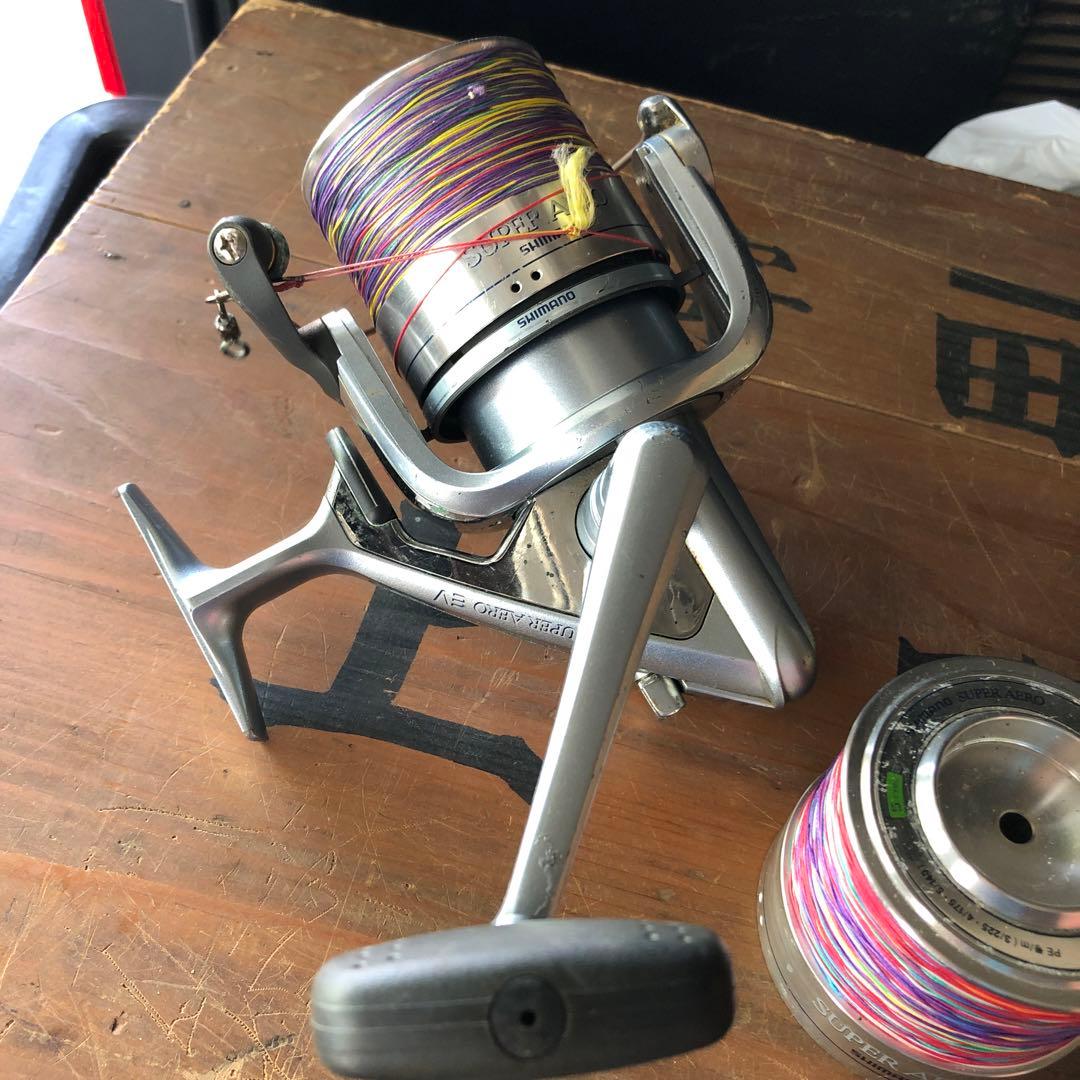 Shimano SBL スピニングリール PEライン予備スプール付き