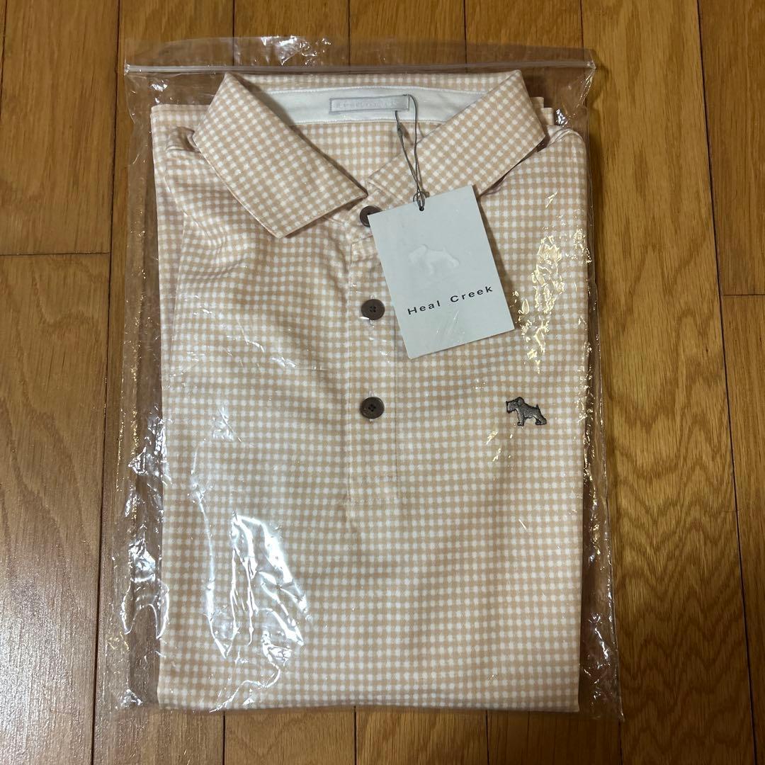 【新品】Heal Creek 長袖チェック　ポロシャツ　ゴルフ　秋冬