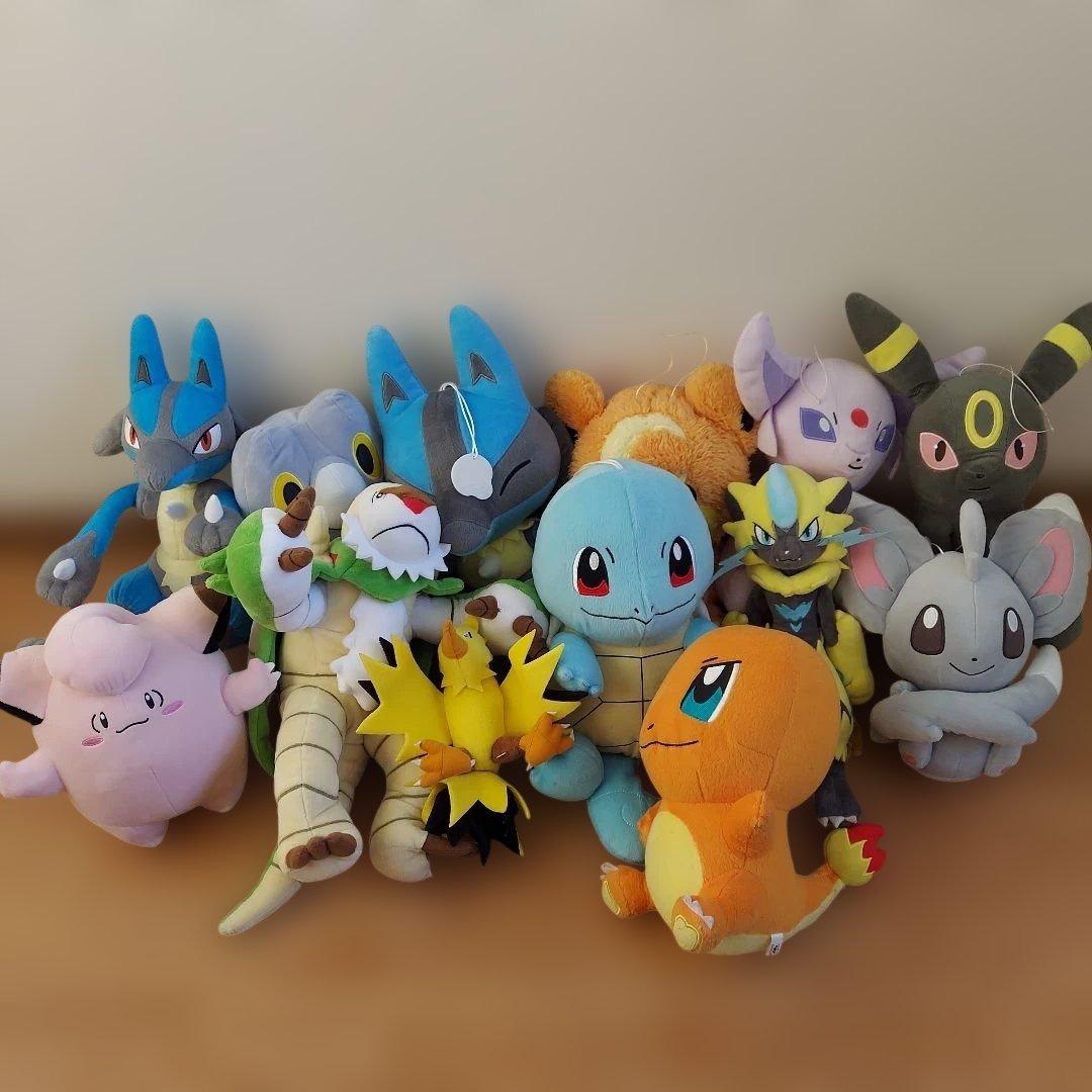ポケモンぬいぐるみ まとめ ルカリオ ゼラオラ ポケモンセンター ブリガロン