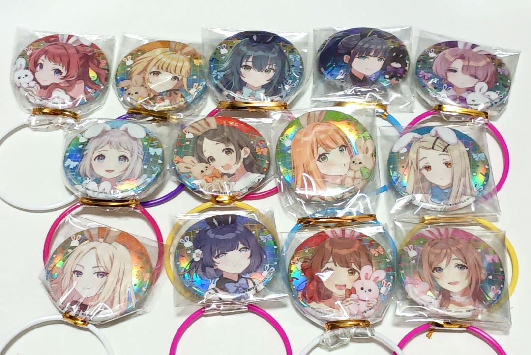 GIGO限定　学マス　オーロラ箔押し缶バッジ　全13種　フルセット