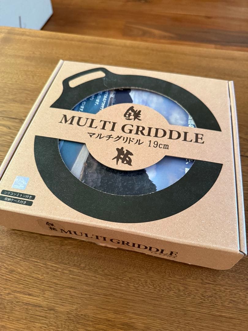 JHQ 鉄板マルチグリドル 19cm MULTI GRIDDLE 未使用に近い