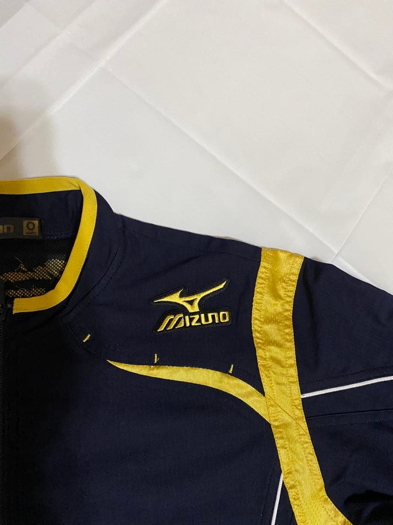 MizunoPro スポーツジャケット ネイビー/ゴールド３点セット