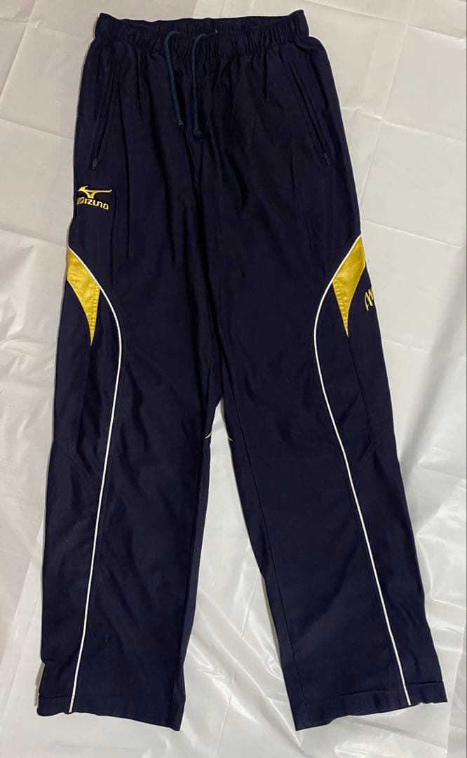 MizunoPro スポーツジャケット ネイビー/ゴールド３点セット