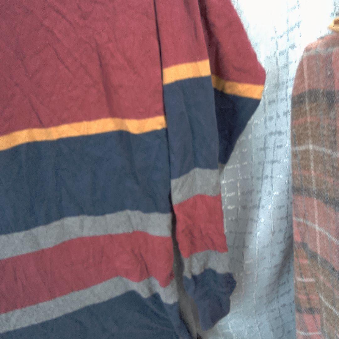 SPORTSHOP ラガーシャツ XL 古着 穴