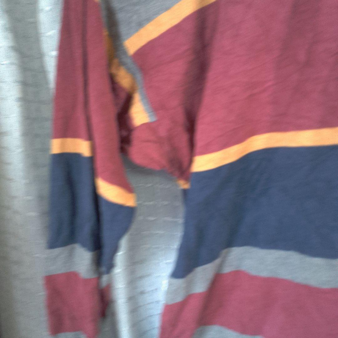 SPORTSHOP ラガーシャツ XL 古着 穴