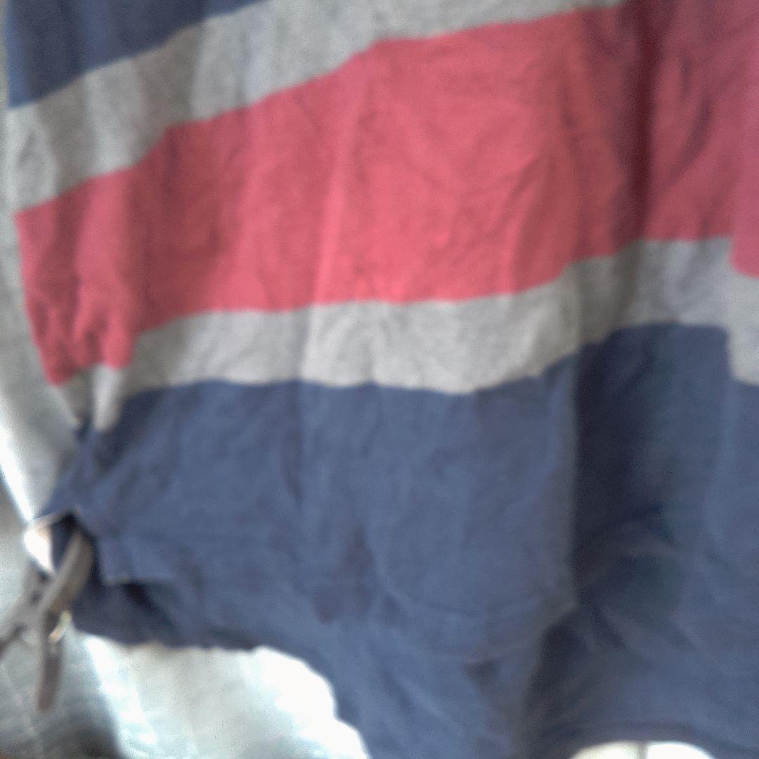 SPORTSHOP ラガーシャツ XL 古着 穴
