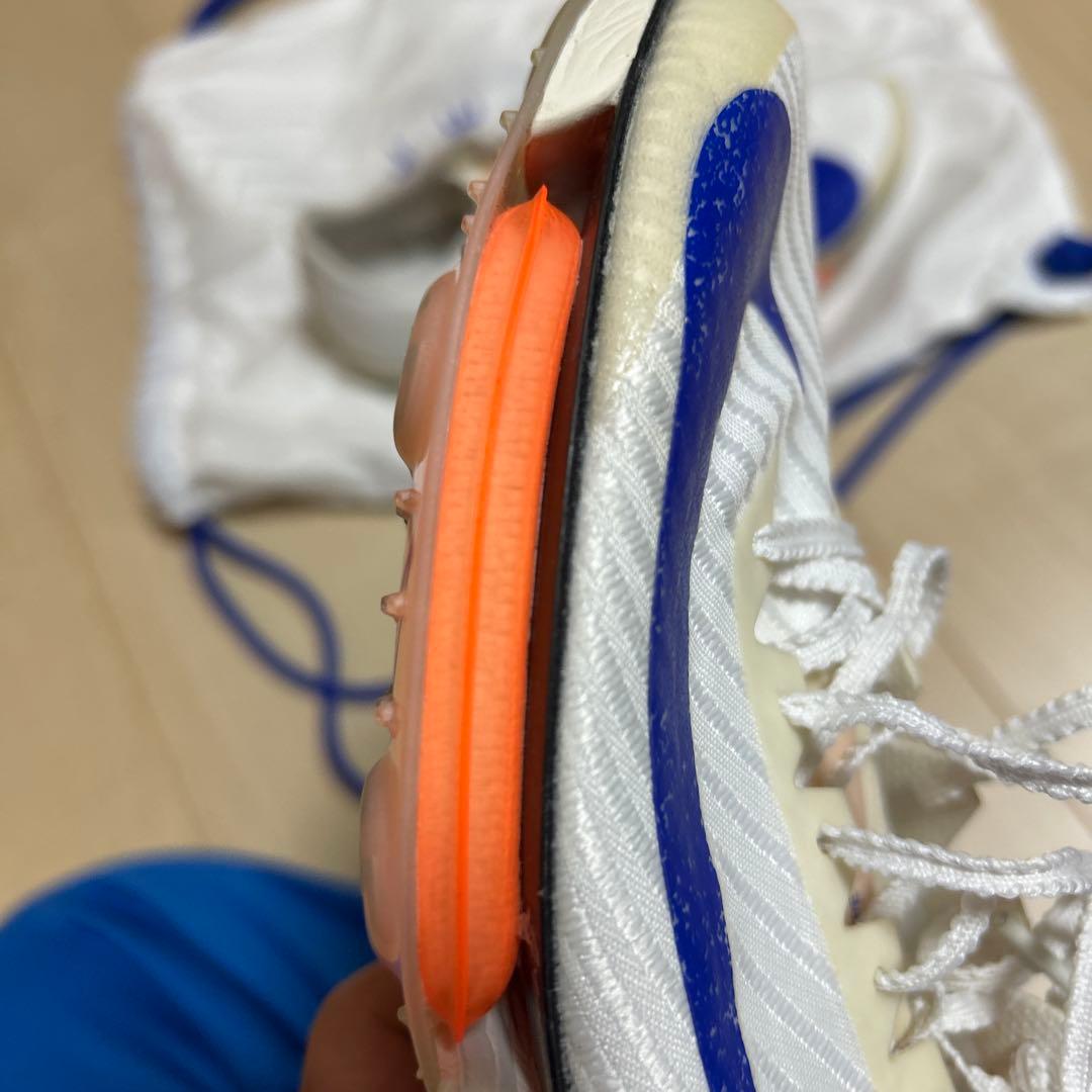 Nike スパイクシューズ ホワイト/ブルー/オレンジ