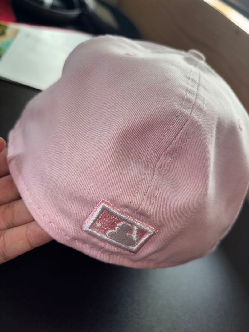 NEW ERA ヤンキース ピンク キャップ 帽子
