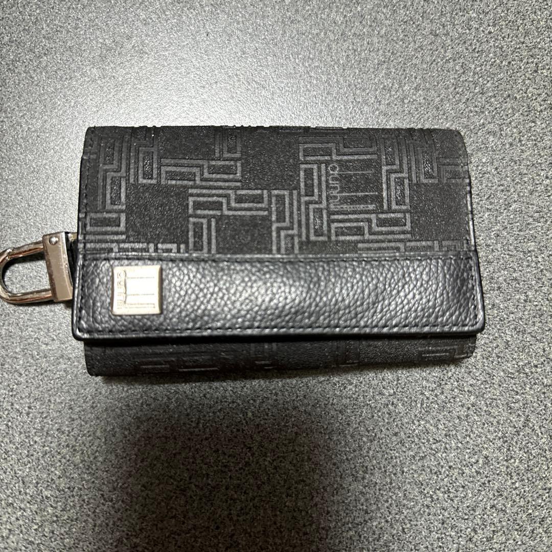 ダンヒル キーケース サイドカー ガンメタル ブラック メンズ DUNHILL