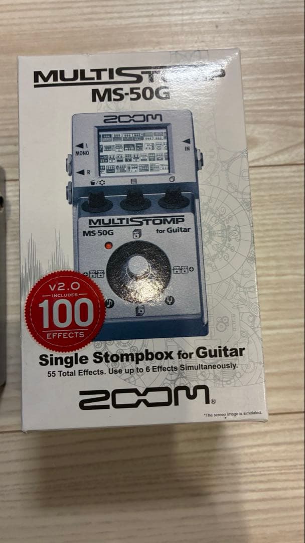 ZOOM マルチストンプ　MS-50G 箱あり